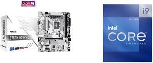 ASRock B760M-HDV/M.2 LGA1700 Micro ATX (280) Intel B760 SATA 6Gb/s DDR5 1 PCIe 4.0 x16 Motherboards - Intel Intel Core i9-12900K - Core i9 12th Gen Alder Lake 16-Core (8P+8E) 3.2 GHz LGA 1700 125W Intel UHD Graphics 770 Desktop Processor -