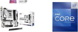 ASRock B760M Pro RS WiFi White LGA 1700 Micro ATX Motherboard Intel Core i9-12900K - Core i9 12th Gen Alder Lake 16-Core (8P+8E) 3.2 GHz LGA 1700 125W Intel UHD Graphics 770 Desktop Processor - BX8071512900K