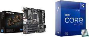 GIGABYTE B760M C LGA 1700 Intel B760 M-ATX Motherboard with DDR5, M.2, PCIe 4.0, USB 3.2 Gen 2 Type-C, Realtek Wi-Fi 1GbE LAN, Q-Flash Plus, PCIe EZ-Latch Intel Core i9-12900KF - Core i9 12th Gen Alder Lake 16-Core (8P+8E) 3.2 GHz LGA 1700