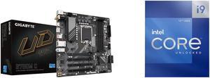 GIGABYTE B760M C LGA 1700 Intel B760 M-ATX Motherboard with DDR5, M.2, PCIe 4.0, USB 3.2 Gen 2 Type-C, Realtek Wi-Fi 1GbE LAN, Q-Flash Plus, PCIe EZ-Latch Intel Core i9-12900K - Core i9 12th Gen Alder Lake 16-Core (8P+8E) 3.2 GHz LGA 1700 1