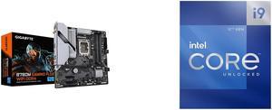 GIGABYTE B760M GAMING PLUS WIFI DDR4 LGA 1700 Intel B760 M-ATX Motherboard with DDR4, 2* M.2, PCIe 4.0, Front USB 3.2 Gen 1 Type-C, WiFi 6 GbE LAN, Q-Flash Plus, PCIe EZ-Latch Intel Core i9-12900K - Core i9 12th Gen Alder Lake 16-Core (8P+8