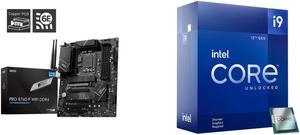 MSI PRO B760-P WIFI DDR4 LGA 1700 (l12th&13th Gen), SATA 6Gb/s  motherboard, WiFi 6,Intel 2.5Gb LAN,2xM.2 Slots Intel Core i9-12900KF - Core i9 12th Gen Alder Lake 16-Core (8P+8E) 3.2 GHz LGA 1700 125W Desktop Processor - BX8071512900KF