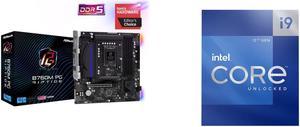 ASRock B760M PG Riptide LGA 1700 DDR5 Micro ATX Motherboard Intel Core i9-12900K - Core i9 12th Gen Alder Lake 16-Core (8P+8E) 3.2 GHz LGA 1700 125W Intel UHD Graphics 770 Desktop Processor - BX8071512900K