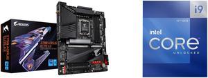 GIGABYTE Z790 AORUS ELITE AX LGA 1700 Intel Z790 ATX Motherboard with DDR5, Quad M.2, PCIe 5.0, USB 3.2 Gen2X2 Type-C, Intel WiFi 6E, 2.5GbE LAN, Q-Flash Plus, PCIe EZ-Latch Intel Core i9-12900K - Core i9 12th Gen Alder Lake 16-Core (8P+8E)