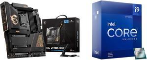 MSI MEG Z790 ACE LGA 1700 Intel Z790 SATA 6Gb/s DDR5 Extended ATX Motherboard Intel Core i9-12900KF - Core i9 12th Gen Alder Lake 16-Core (8P+8E) 3.2 GHz LGA 1700 125W Desktop Processor - BX8071512900KF