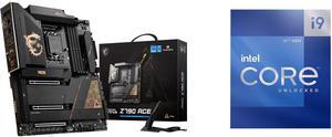 MSI MEG Z790 ACE LGA 1700 Intel Z790 SATA 6Gb/s DDR5 Extended ATX Motherboard Intel Core i9-12900K - Core i9 12th Gen Alder Lake 16-Core (8P+8E) 3.2 GHz LGA 1700 125W Intel UHD Graphics 770 Desktop Processor - BX8071512900K