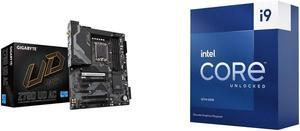 GIGABYTE Z790 UD AC LGA 1700 Intel Z790 ATX Motherboard with DDR5, Triple M.2, PCIe 5.0, USB 3.2 Gen2X2 Type-C, Intel Wi-Fi, 2.5GbE LAN, PCIe EZ-Latch, Multi-Key Intel Core i9-13900KF - Core i9 13th Gen Raptor Lake 24-Core (8P+16E) P-core B