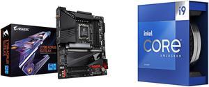 GIGABYTE Z790 AORUS ELITE AX LGA 1700 Intel Z790 ATX Motherboard with DDR5, Quad M.2, PCIe 5.0, USB 3.2 Gen2X2 Type-C, Intel WiFi 6E, 2.5GbE LAN, Q-Flash Plus, PCIe EZ-Latch Intel Core i9-13900K - Core i9 13th Gen Raptor Lake 24-Core (8P+16