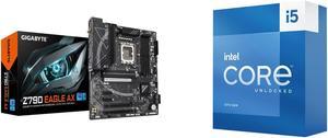 Motherboard CPU Combo -  GIGABYTE Z790 EAGLE AX Bundle with  Intel BX8071513600K