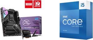 Motherboard CPU Combo -  MSI MPG Z790 CARBON MAX WIFI II Bundle with  Intel BX8071513600K