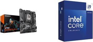 GIGABYTE Z790 GAMING PLUS AX LGA 1700 Intel Z790 ATX Motherboard with DDR5, Triple M.2, PCIe 4.0, USB 3.2 Gen2 Type-C, Realtek Wi-Fi 6, Realtek  LAN, Q-Flash Plus, EZ-Latch Intel Core i9-14900K - Core i9 14th Gen 24-Core (8P+16E) LGA 1700 1