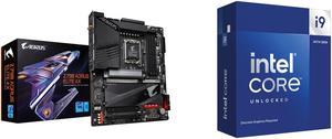 GIGABYTE Z790 AORUS ELITE AX LGA 1700 Intel Z790 ATX Motherboard with DDR5, Quad M.2, PCIe 5.0, USB 3.2 Gen2X2 Type-C, Intel WiFi 6E, 2.5GbE LAN, Q-Flash Plus, PCIe EZ-Latch Intel Core i9-14900KF - Core i9 14th Gen 24-Core (8P+16E) LGA 1700