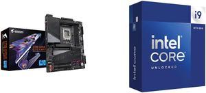 GIGABYTE Z790 AORUS ELITE X WIFI7 LGA 1700(14th,13th,12th Gen) Intel Z790 X ATX Motherboard with DDR5, 4 M.2, PCIe 5.0, USB 3.2 Type-C, Wi-Fi 7, 2.5GbE LAN, Q-Flash Plus, EZ-Latch Plus Intel Core i9-14900K - Core i9 14th Gen 24-Core (8P+16E