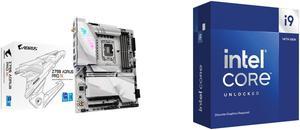 GIGABYTE Z790 AORUS PRO X LGA 1700(14th,13th,12th Gen) Intel Z790 X ATX Motherboard with DDR5, 5* M.2, PCIe 5.0, USB 3.2 Type-C, Wi-Fi 7, 5GbE LAN, Q-Flash Plus, EZ-Latch Plus Intel Core i9-14900KF - Core i9 14th Gen 24-Core (8P+16E) LGA 17