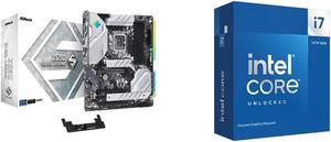 ASRock Z690 Steel Legend LGA 1700 (14th,13th,12th Gen) DDR4 ATX Intel Motherboard Intel Core i7-14700KF - Core i7 14th Gen 20-Core (8P+12E) LGA 1700 125W None Integrated Graphics Desktop Processor - Boxed - BX8071514700KF