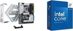 ASRock Z690 Steel Legend LGA 1700 (14th,13th,12th Gen) DDR4 ATX Intel Motherboard Intel Core i7-14700K - Core i7 14th Gen 20-Core (8P+12E) LGA 1700 125W Intel UHD Graphics 770 Processor - Boxed - BX8071514700K