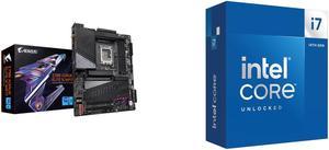 GIGABYTE Z790 AORUS ELITE X WIFI7 LGA 1700(14th,13th,12th Gen) Intel Z790 X ATX Motherboard with DDR5, 4 M.2, PCIe 5.0, USB 3.2 Type-C, Wi-Fi 7, 2.5GbE LAN, Q-Flash Plus, EZ-Latch Plus Intel Core i7-14700K - Core i7 14th Gen 20-Core (8P+12E