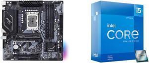 Motherboard CPU Combo -  ASRock B660M PRO RS Bundle with  Intel BX8071512600KF