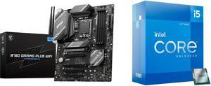 Motherboard CPU Combo -  MSI B760 GAMING PLUS WIFI Bundle with  Intel BX8071512600K