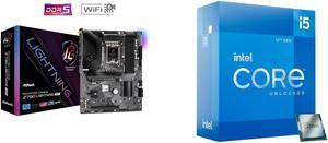 Motherboard CPU Combo -  ASRock Z790 Lightning WiFi Bundle with  Intel BX8071512600K