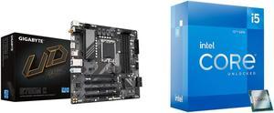 Motherboard CPU Combo -  GIGABYTE B760M C Bundle with  Intel BX8071512600K