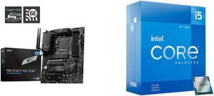 Motherboard CPU Combo -  MSI PRO B760-P WIFI DDR4 Bundle with  Intel BX8071512600KF