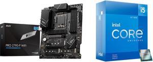 Motherboard CPU Combo -  MSI PRO Z790-P WIFI Bundle with  Intel BX8071512600KF