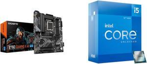 Motherboard CPU Combo -  GIGABYTE B760 GAMING X AX Bundle with  Intel BX8071512600K