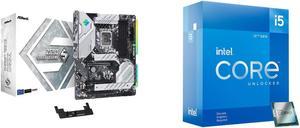 Motherboard CPU Combo -  ASRock Z690 Steel Legend Bundle with  Intel BX8071512600KF