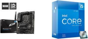 Motherboard CPU Combo -  MSI PRO B760-P WIFI Bundle with  Intel BX8071512600KF