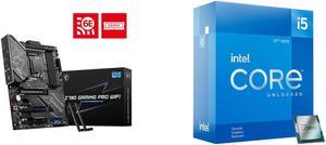 Motherboard CPU Combo -  MSI Z790 GAMING PRO WIFI Bundle with  Intel BX8071512600KF