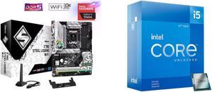 Motherboard CPU Combo -  ASRock Z790 STEEL LEGEND WIFI Bundle with  Intel BX8071512600KF