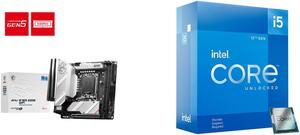 Motherboard CPU Combo -  MSI MPG B760I EDGE WIFI Bundle with  Intel BX8071512600KF