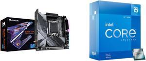 Motherboard CPU Combo -  GIGABYTE B760I AORUS PRO Bundle with  Intel BX8071512600KF