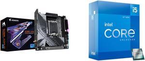 Motherboard CPU Combo -  GIGABYTE B760I AORUS PRO Bundle with  Intel BX8071512600K