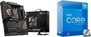 Motherboard CPU Combo -  MSI MEG Z790 ACE Bundle with  Intel BX8071512600KF