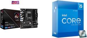 Motherboard CPU Combo -  ASRock B760M PG Lightning Bundle with  Intel BX8071512600K