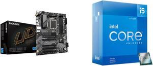 Motherboard CPU Combo -  GIGABYTE B760 DS3H AX Bundle with  Intel BX8071512600KF