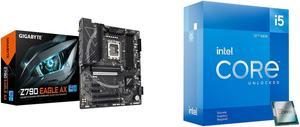 Motherboard CPU Combo -  GIGABYTE Z790 EAGLE AX Bundle with  Intel BX8071512600KF