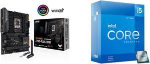 Motherboard CPU Combo -  ASUS TUF GAMING Z790-PLUS WIFI 6E Bundle with  Intel BX8071512600KF