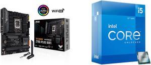 Motherboard CPU Combo -  ASUS TUF GAMING Z790-PLUS WIFI 6E Bundle with  Intel BX8071512600K