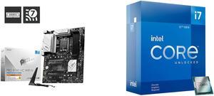 MSI PRO B760-VC WIFI IV DDR5 LGA 1700 Intel B760 SATA 6Gb/s ATX Motherboards - Intel,  5x PCI-E x16 slot 2x M.2 Wi-Fi 7, 2.5G LAN Intel Core i7-12700KF - Core i7 12th Gen Alder Lake 12-Core (8P+4E) 3.6 GHz LGA 1700 125W Desktop Processor -