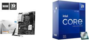 MSI PRO B760-VC WIFI IV DDR5 LGA 1700 Intel B760 SATA 6Gb/s ATX Motherboards - Intel,  5x PCI-E x16 slot 2x M.2 Wi-Fi 7, 2.5G LAN Intel Core i9-12900KF - Core i9 12th Gen Alder Lake 16-Core (8P+8E) 3.2 GHz LGA 1700 125W Desktop Processor -