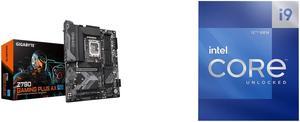 GIGABYTE Z790 GAMING PLUS AX LGA 1700 Intel Z790 ATX Motherboard with DDR5, Triple M.2, PCIe 4.0, USB 3.2 Gen2 Type-C, Realtek Wi-Fi 6, Realtek  LAN, Q-Flash Plus, EZ-Latch Intel Core i9-12900K - Core i9 12th Gen Alder Lake 16-Core (8P+8E)