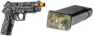 GunSkins Universal Pistol Skin (Proveil Reaper Black) GunSkins Pistol Mag Skin for Airsoft - 6 Pack (Bombshell Blonde)