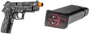 GunSkins Universal Pistol Skin (Proveil Reaper Black) GunSkins Pistol Mag Skin for Airsoft - 6 Pack (Hand Cannon)