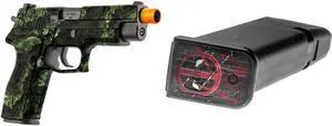GunSkins Universal Pistol Skin (Proveil Reaper Z) GunSkins Pistol Mag Skin for Airsoft - 6 Pack (Hand Cannon)