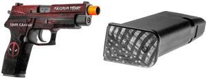 GunSkins Universal Pistol Skin (GS Hand Cannon) GunSkins Pistol Mag Skin for Airsoft - 6 Pack (Proveil Victory Grey)
