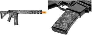 GunSkins AR-15 or M4 Style Rifle Skin for Airsoft AEG (We The People) GunSkins AR-15/M4 Style Mag Skin for Airsoft (Proveil Reaper Black)
