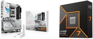 Motherboard CPU Combo -  ASUS ROG STRIX X870-A GAMING WIFI Bundle with  AMD 100-100001404WOF